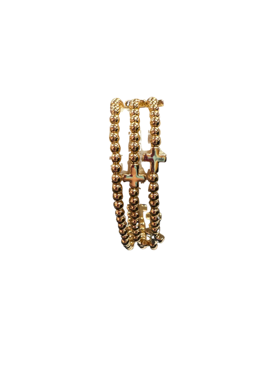 Gold Beaded Bracelet