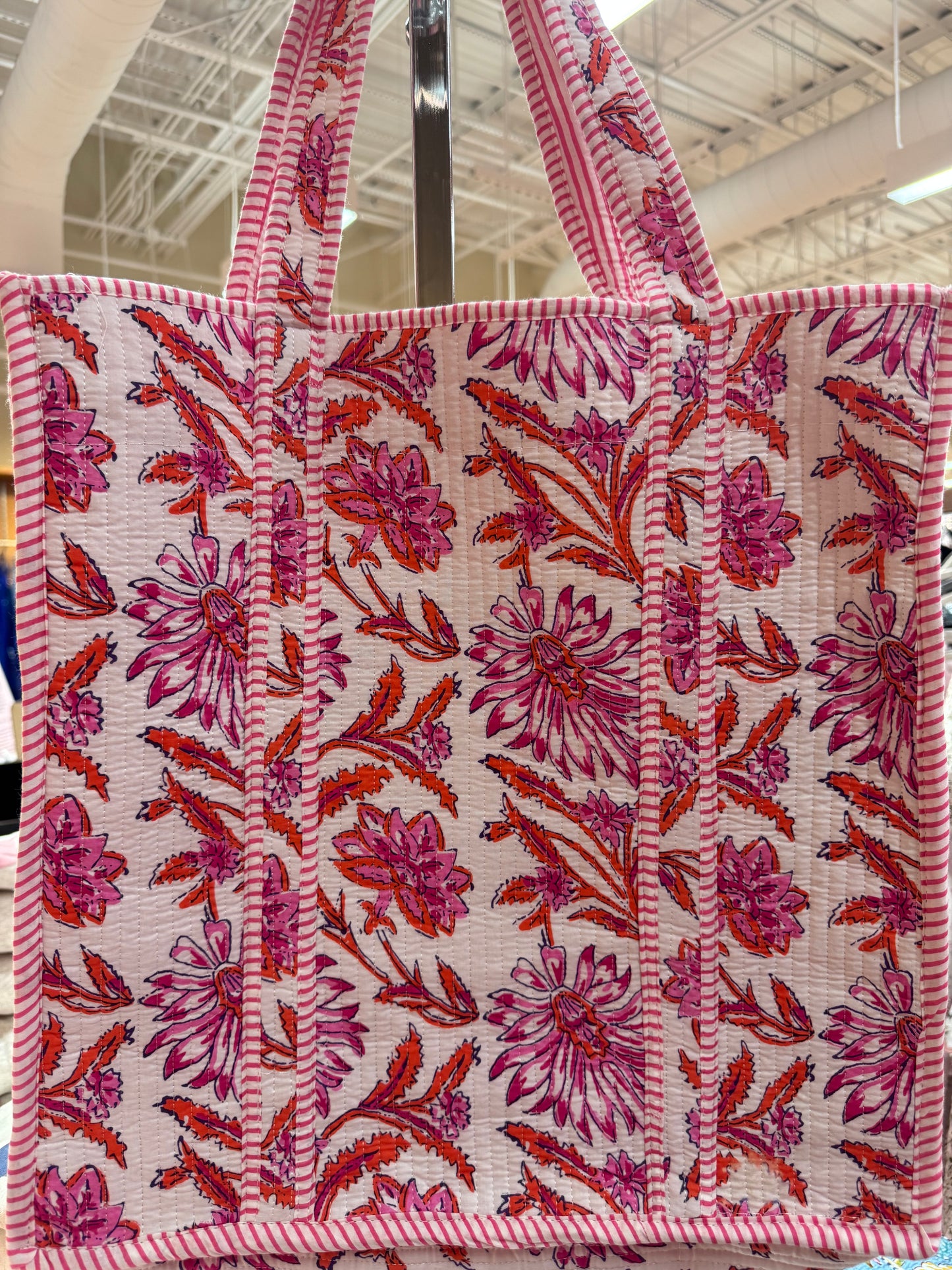 Orange and Pink Sydney Floral Bag