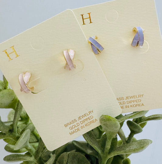 Criss-Cross Mini Hoops