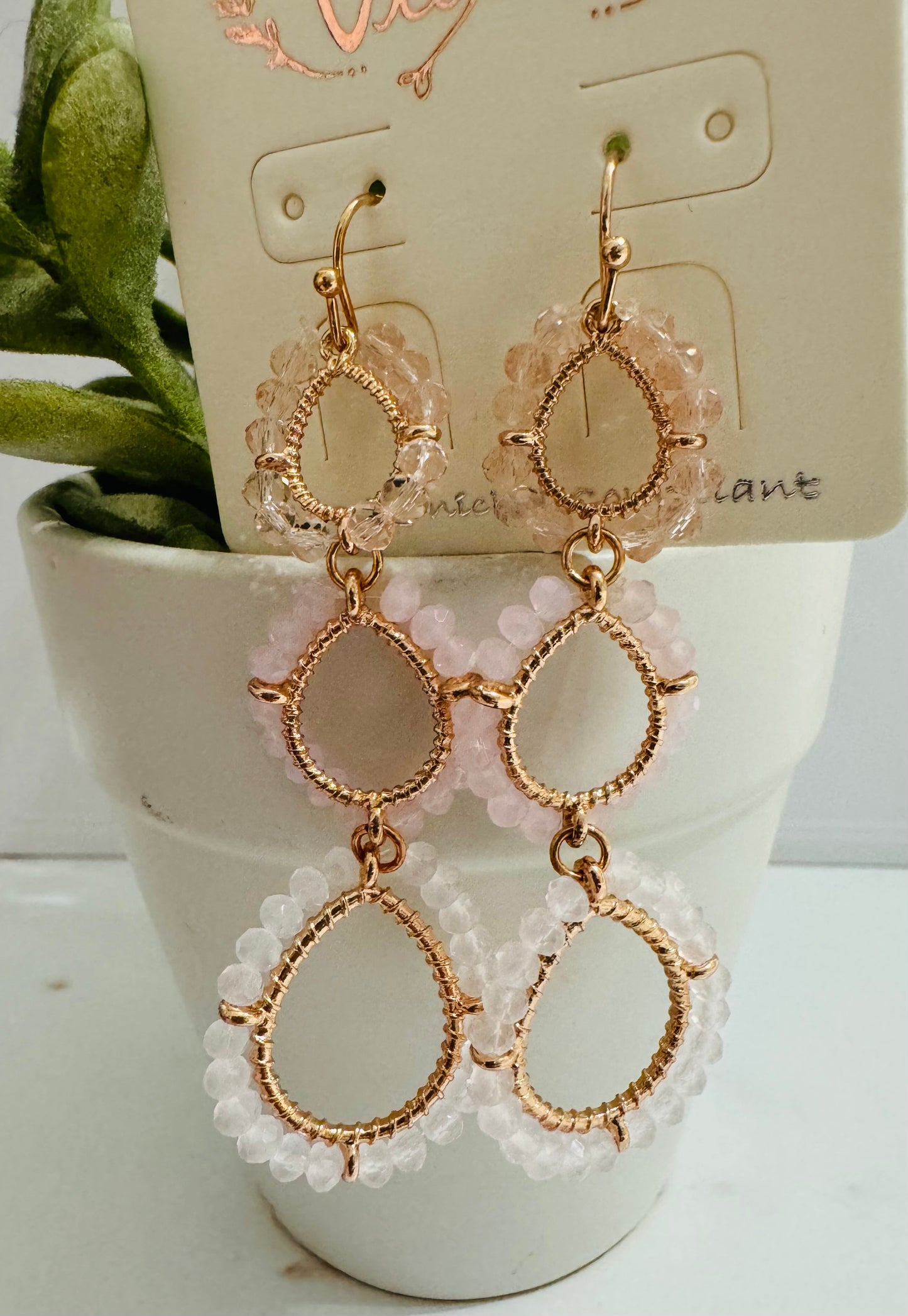 Paisley Droop Hanging Earrings