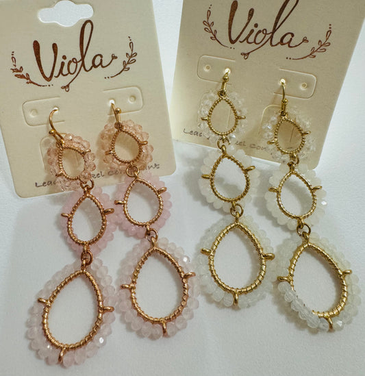 Paisley Droop Hanging Earrings