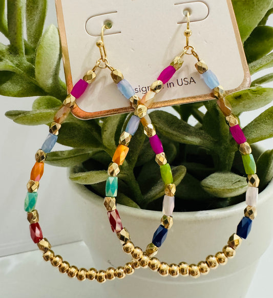 Bold Color Dangles