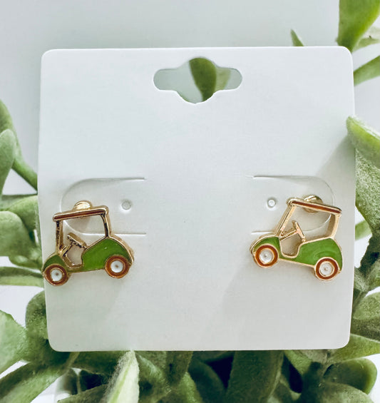 Golf Cart Earrings