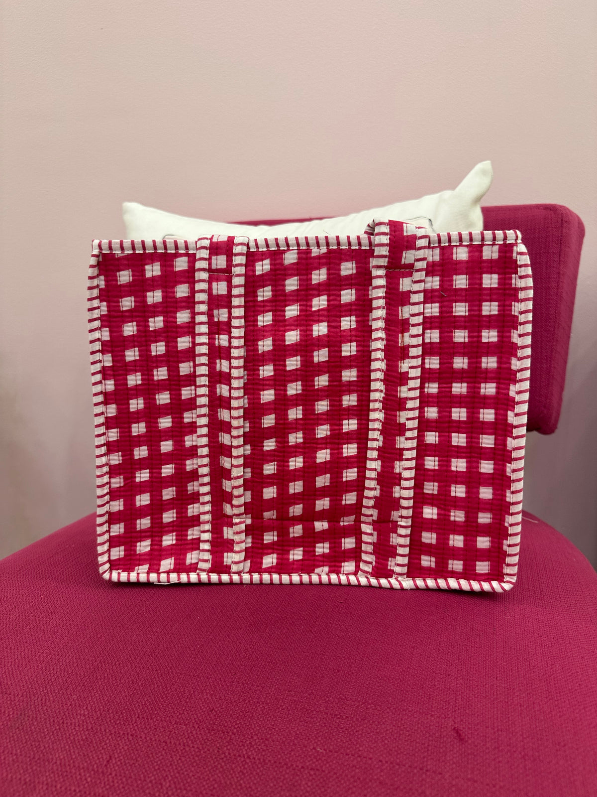 Lexi Gingham Mini Tote