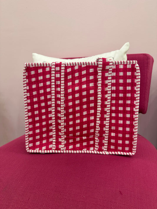 Lexi Gingham Mini Tote
