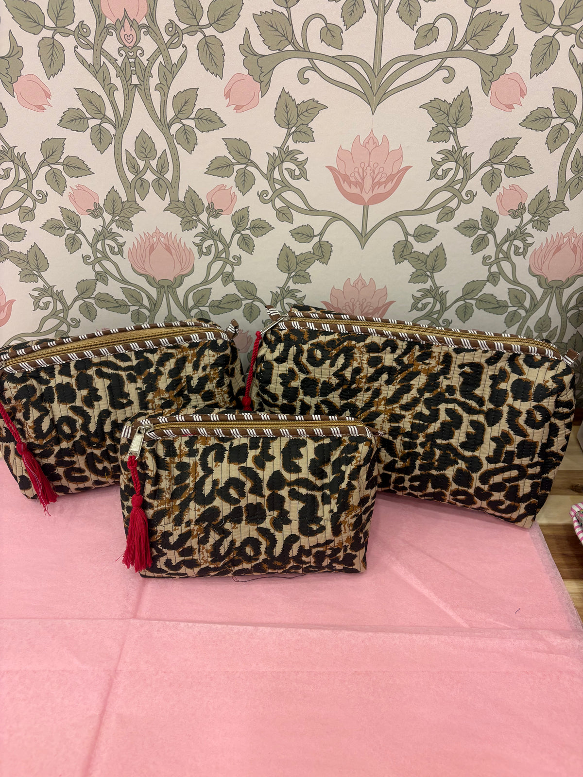 Leopard Cosmetic Bag