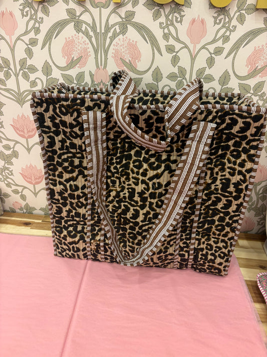 Lucky Leopard Tote