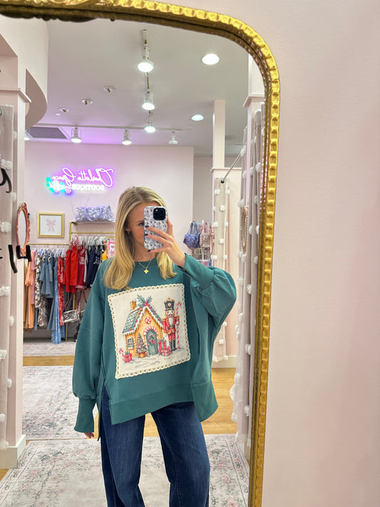 Gingerbread Nutcracker Top