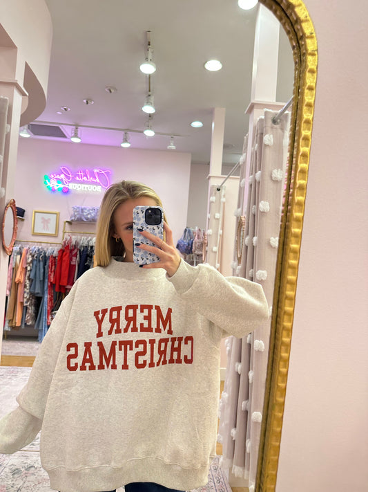 'Merry Christmas'&'Santa's Favorite' Mockneck
