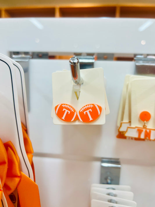 TN Football Earrings