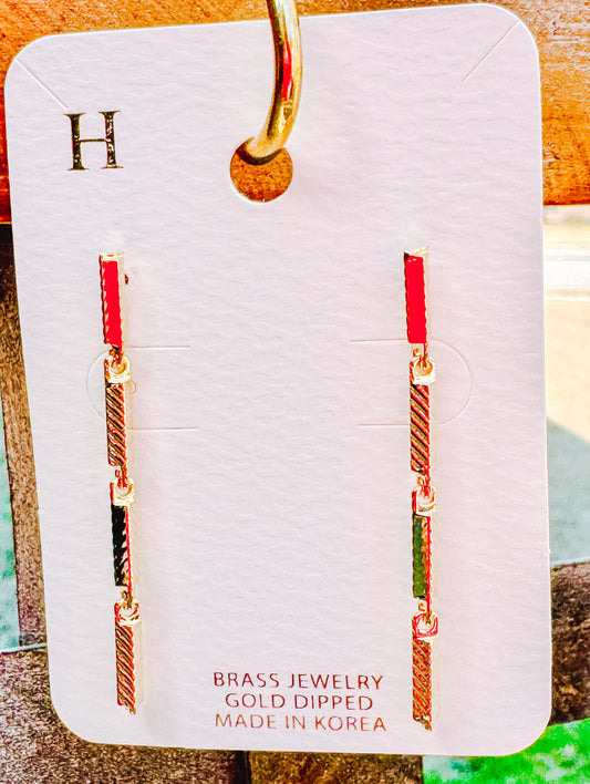 Trinity Gold Earrings
