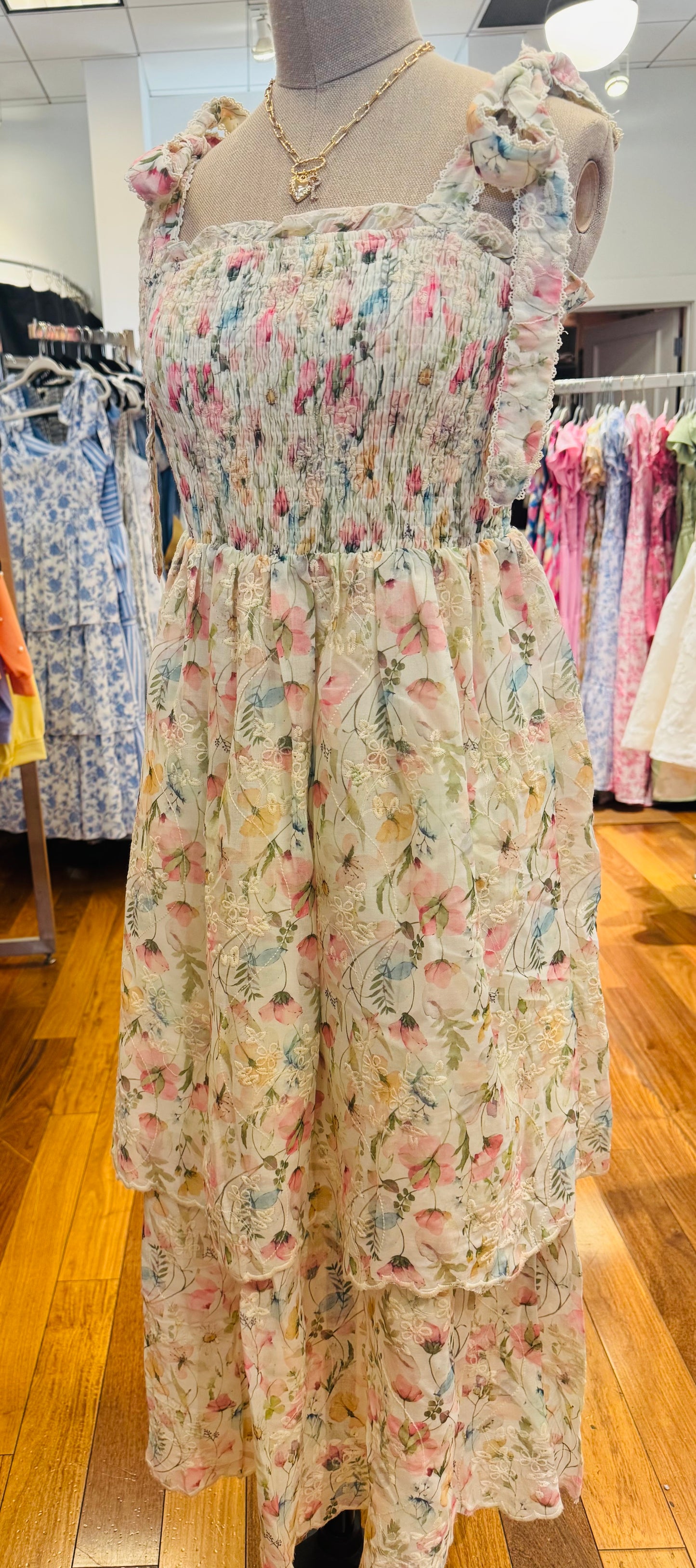 Magnolia Floral Dress