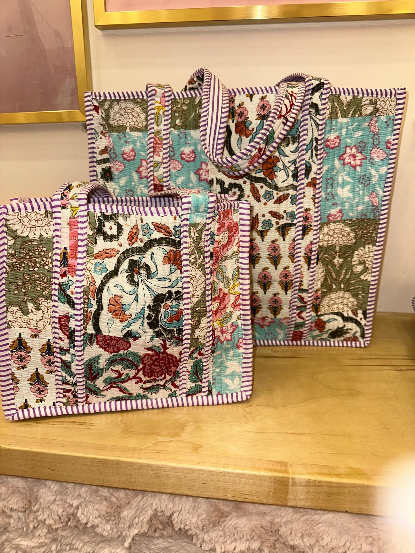 Sara Patchwork Tote