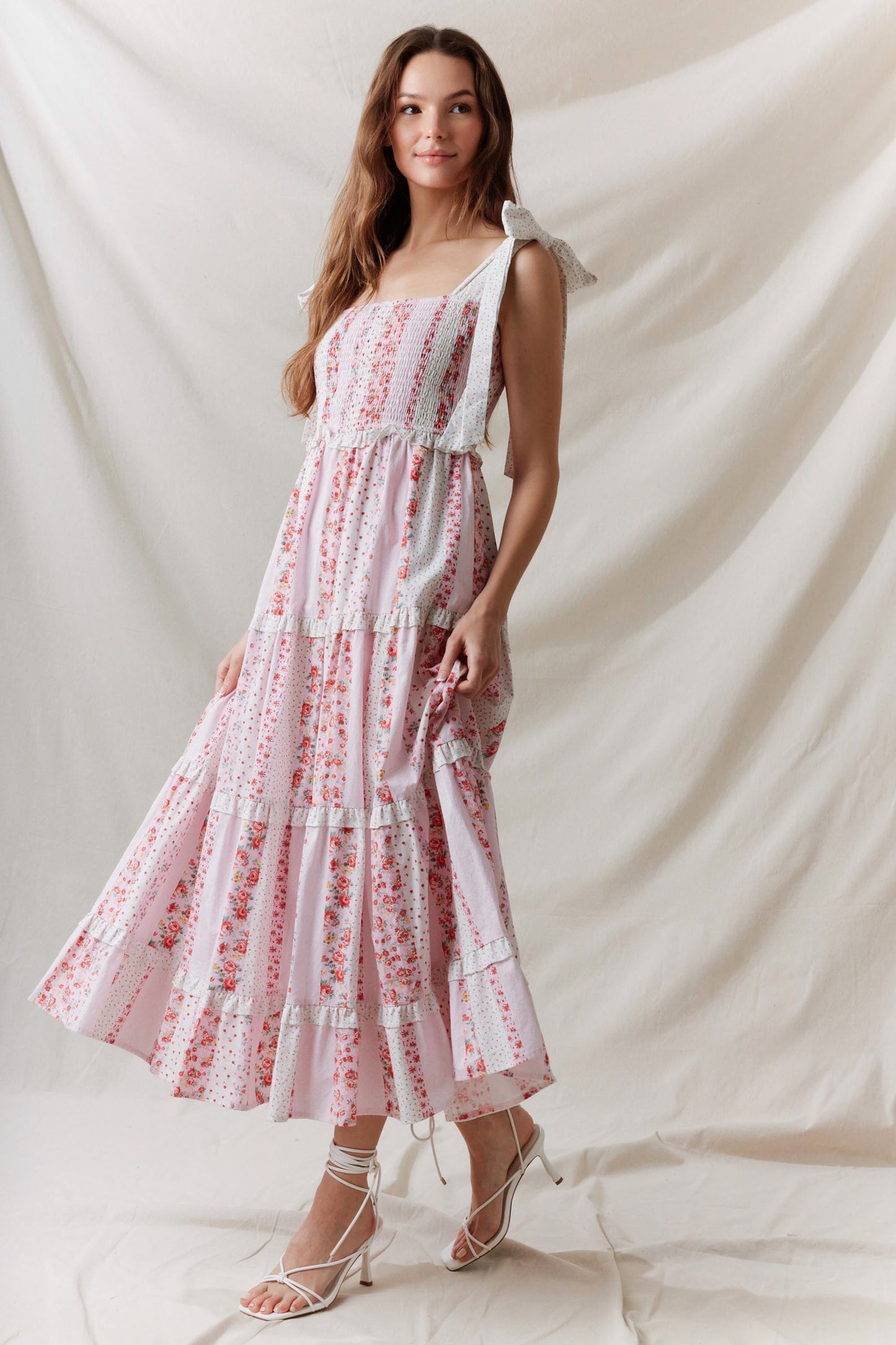 Rose Meadow Dress - Pink