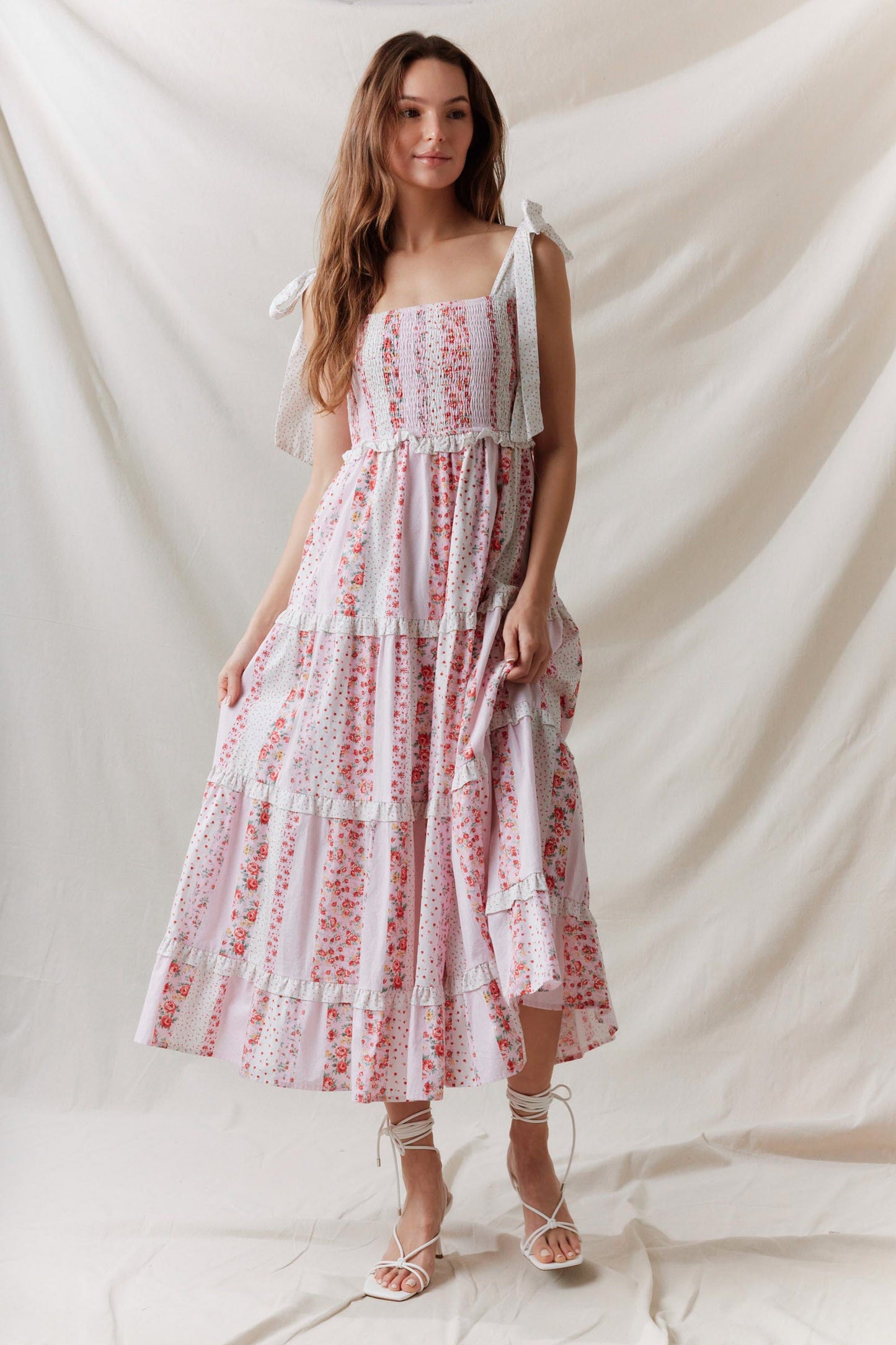 Rose Meadow Dress - Pink