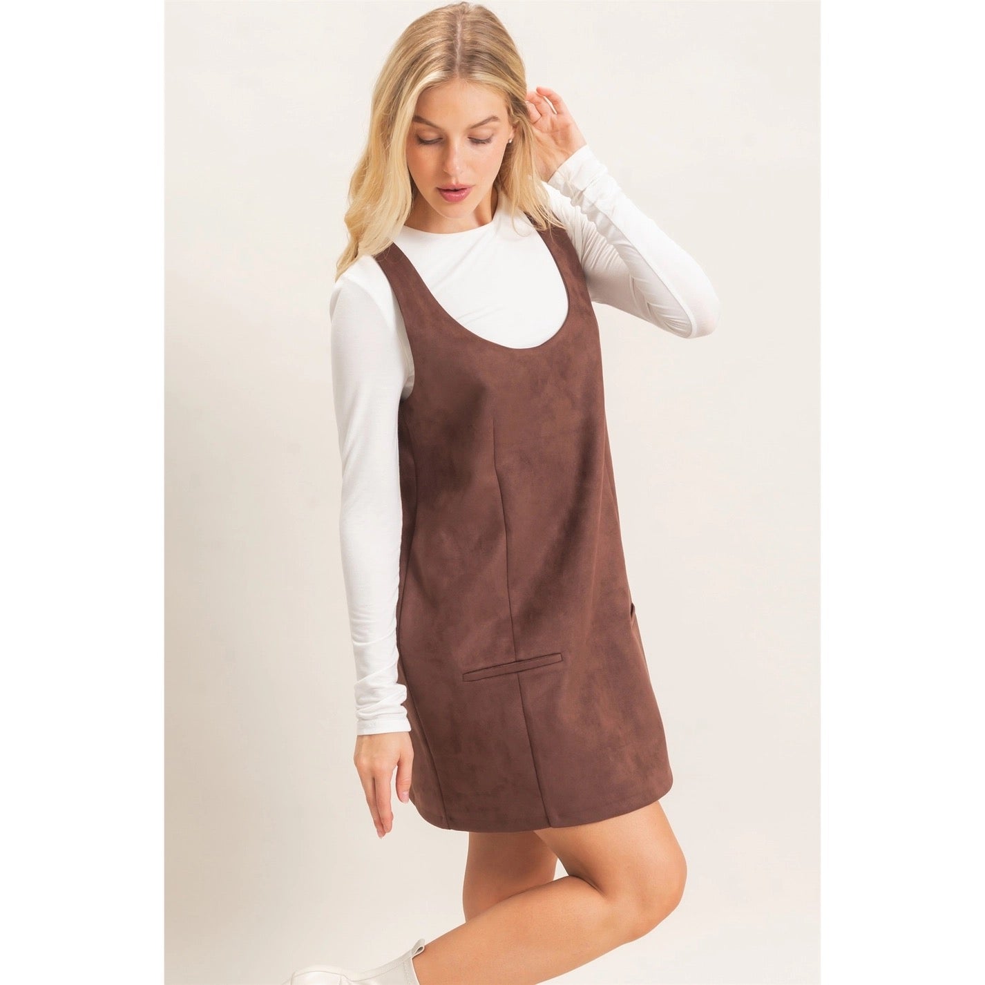 Gia Suede Mini Dress