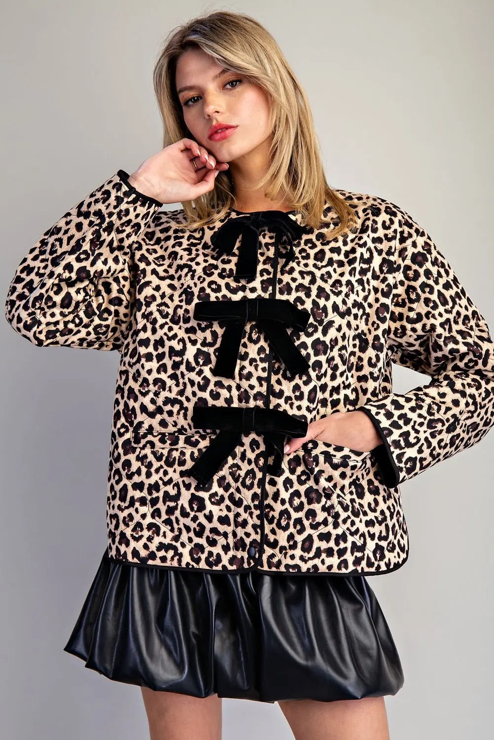 Sadie Tie Long Sleeve Jacket