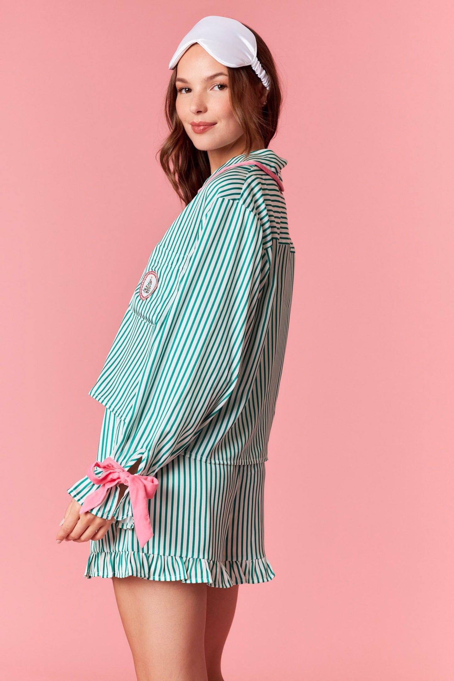 Striped Christmas Pj Set