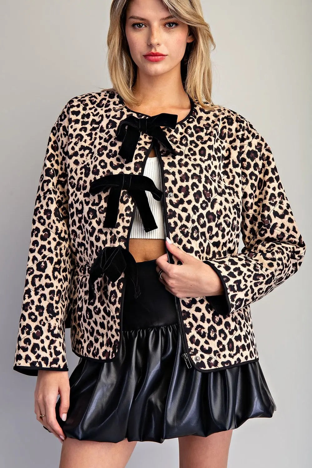 Sadie Tie Long Sleeve Jacket