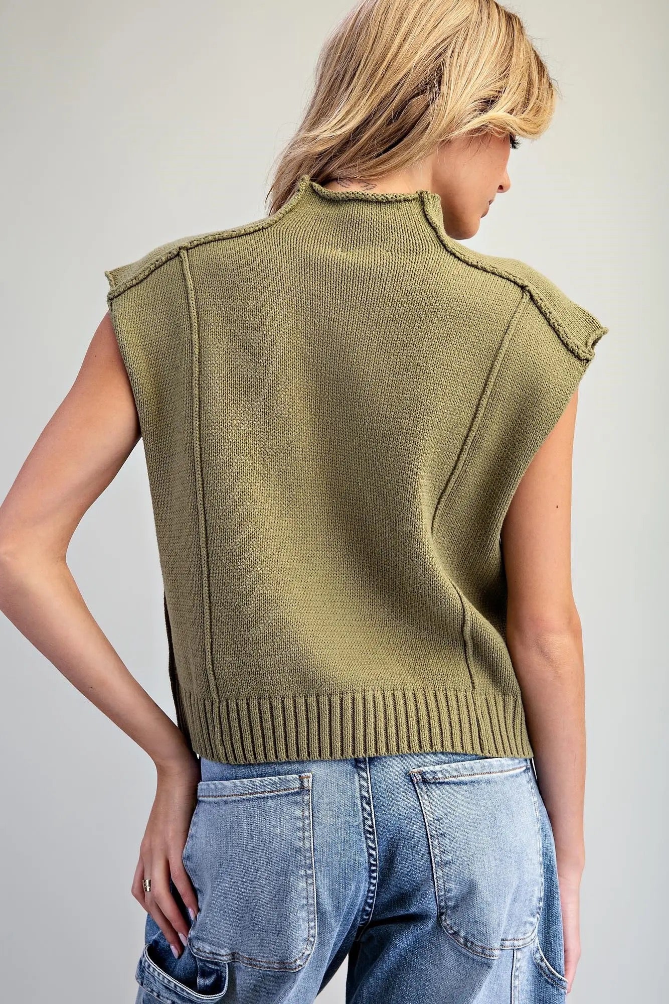 Ellie Mock Neck Knit Top