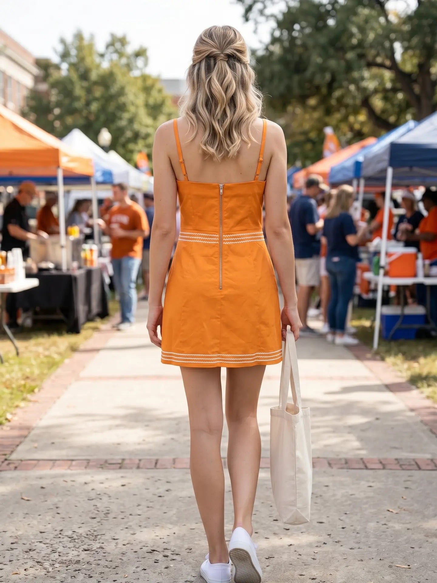 Day-to-Night Game Day Mini Dress