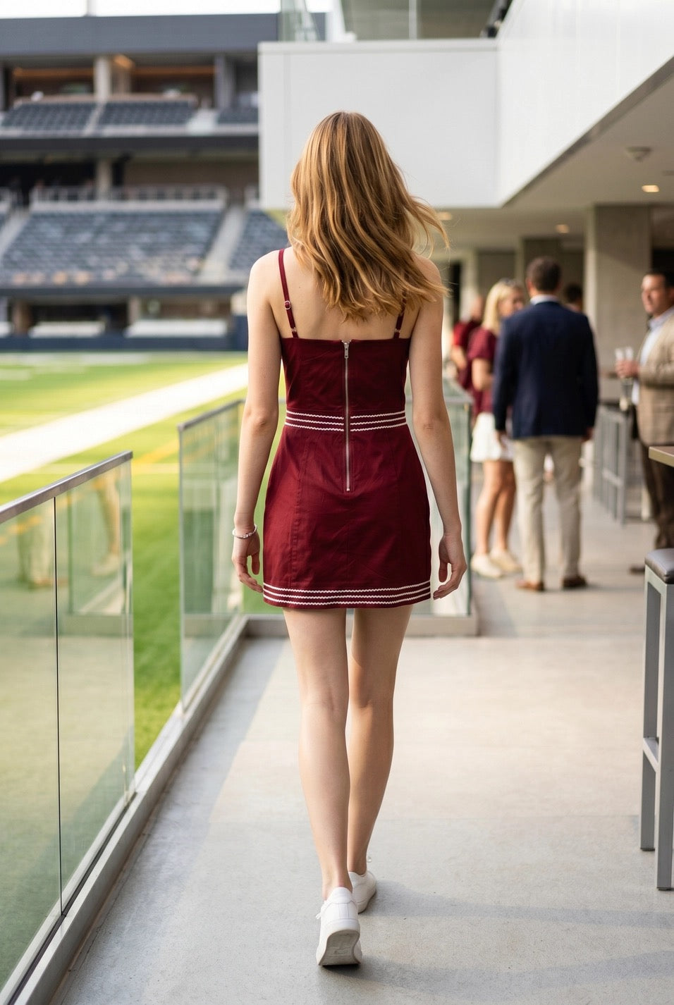 Day-to-Night Game Day Mini Dress