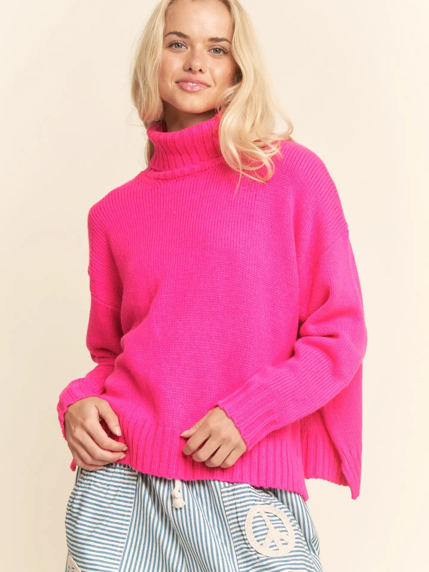 Shelby Sweater - Pink