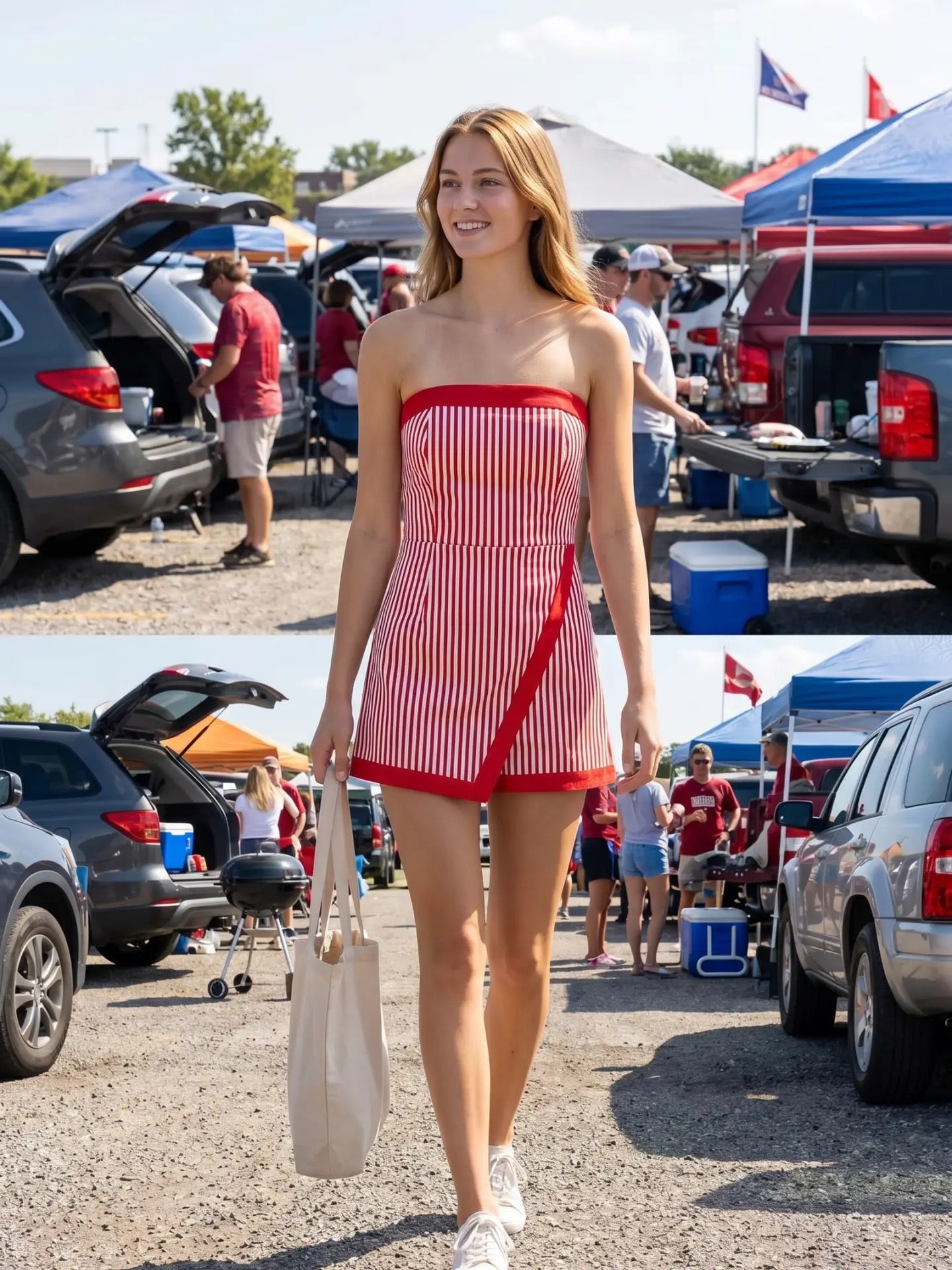Game Day Tube Romper