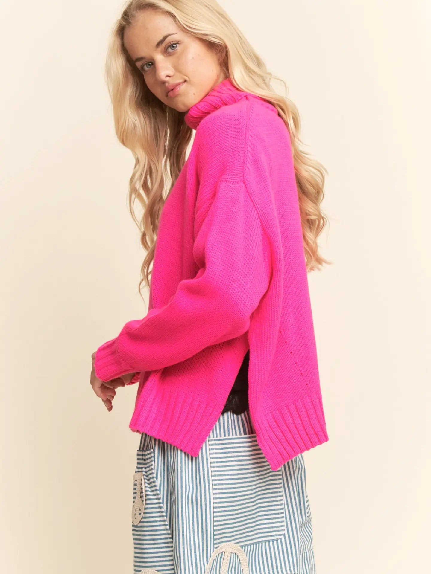 Shelby Sweater - Pink