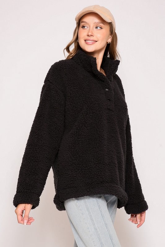 Cozy Day Sherpa - Black
