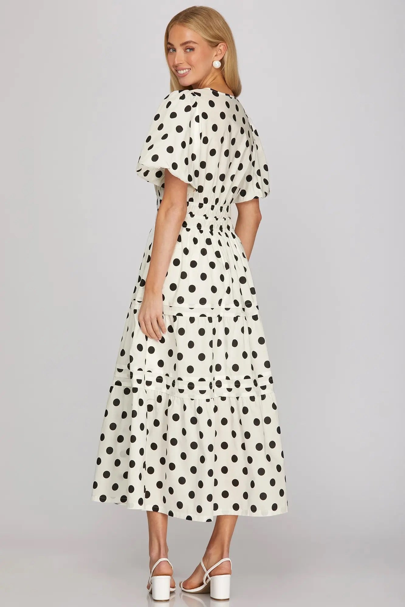 Preppy Polka Dot Dress