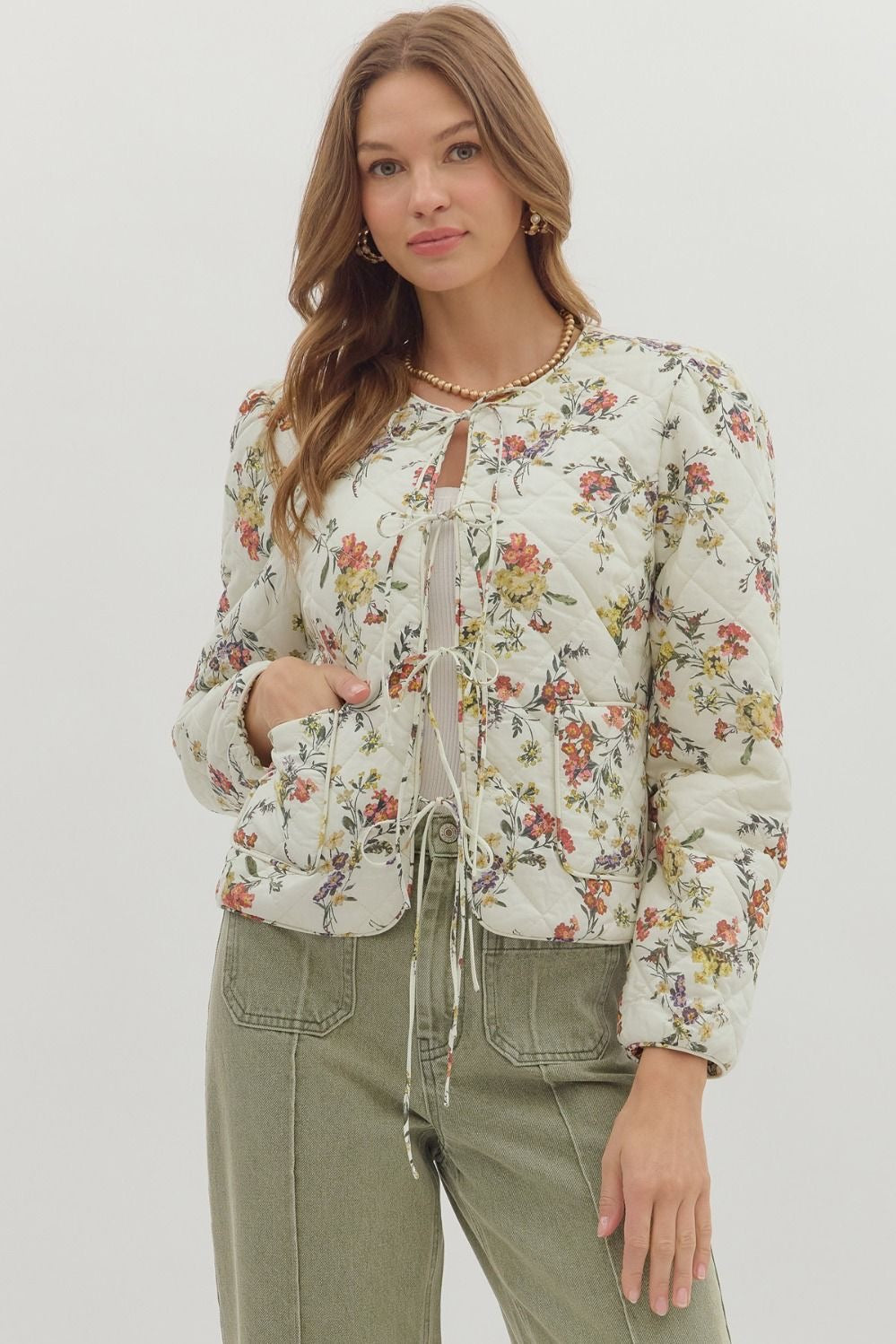 Fall Floral Jacket