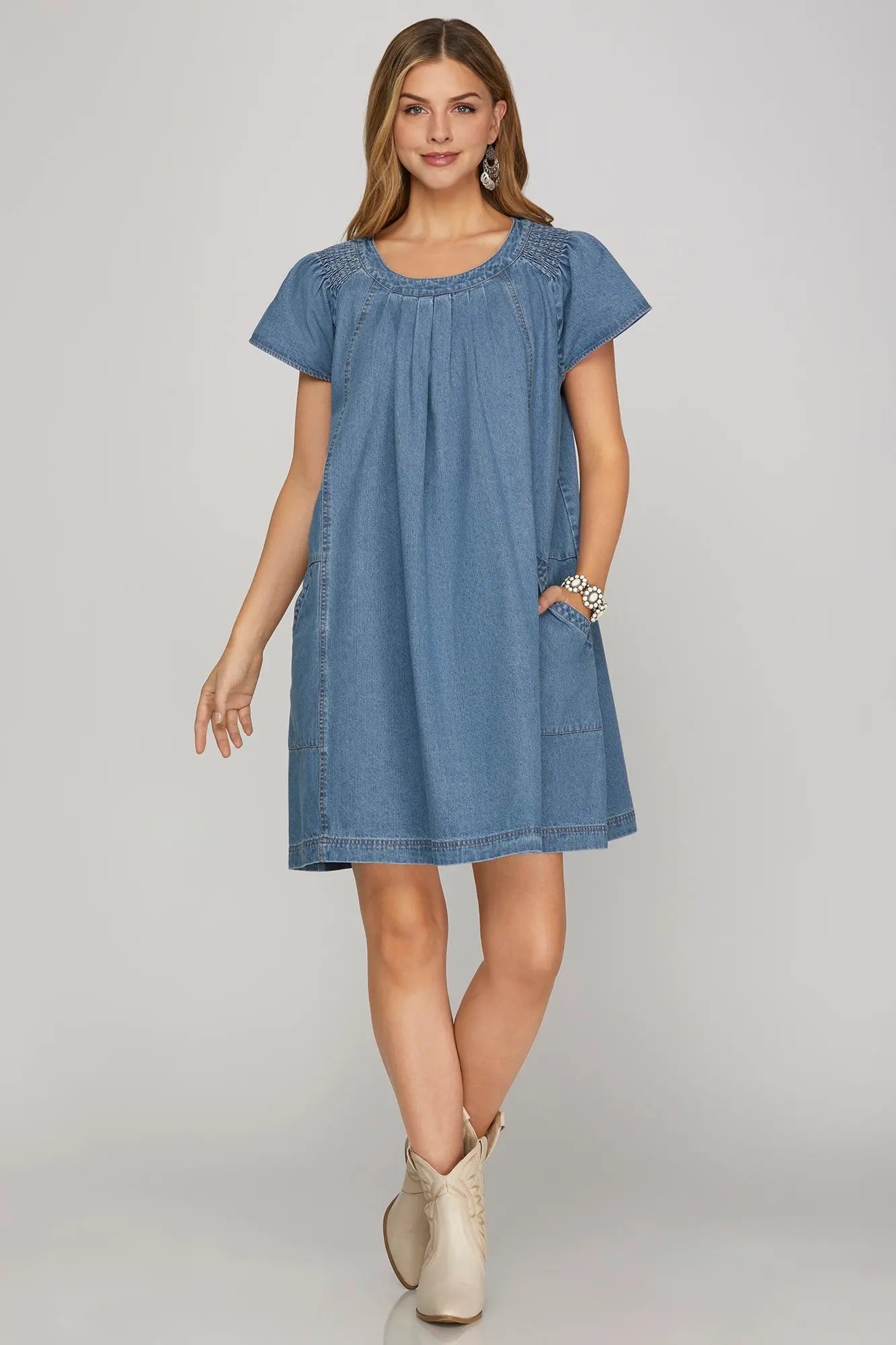 Debbie Denim Dress