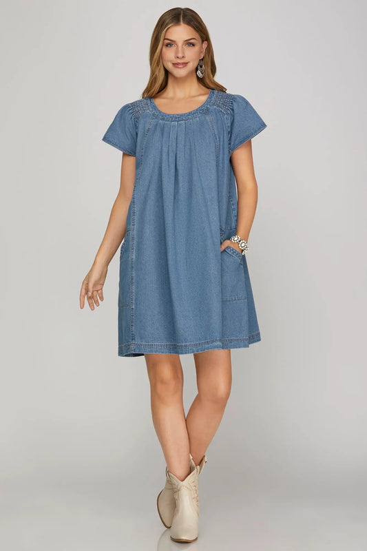 Debbie Denim Dress