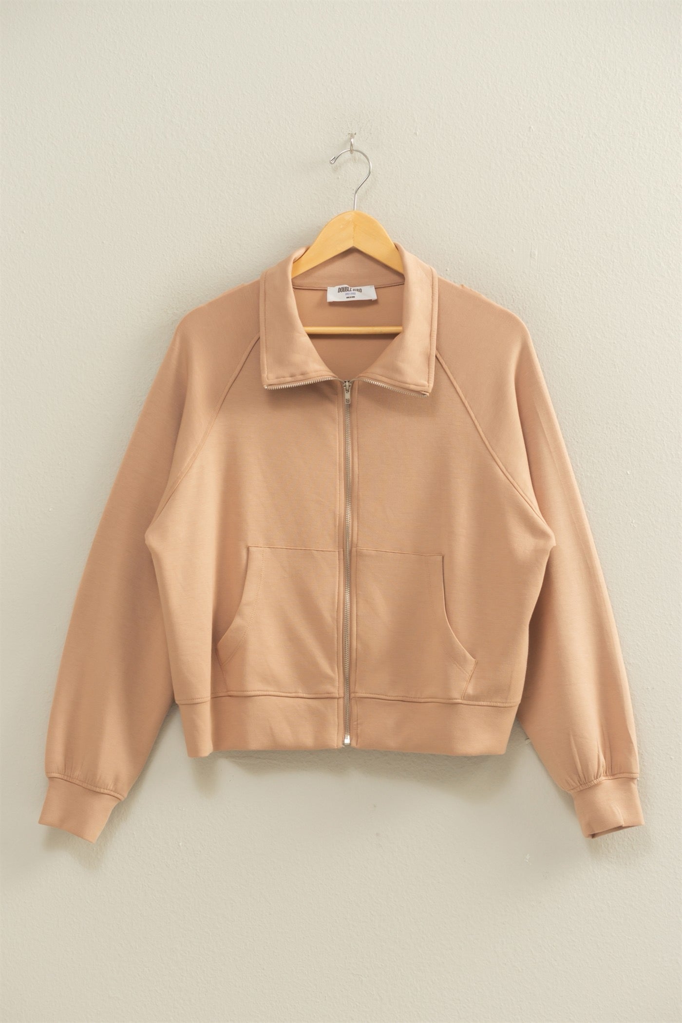 Relaxed Zippered Jacket