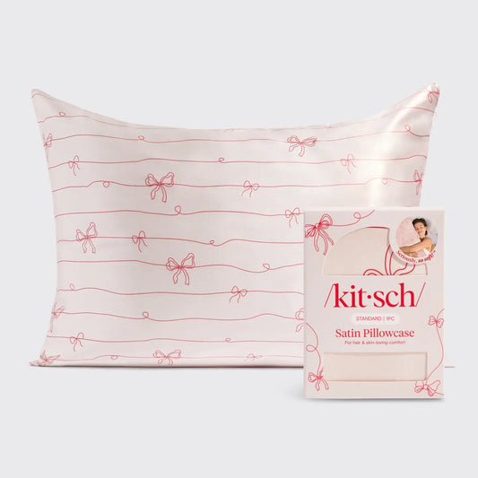 Satin Bow Pillowcase