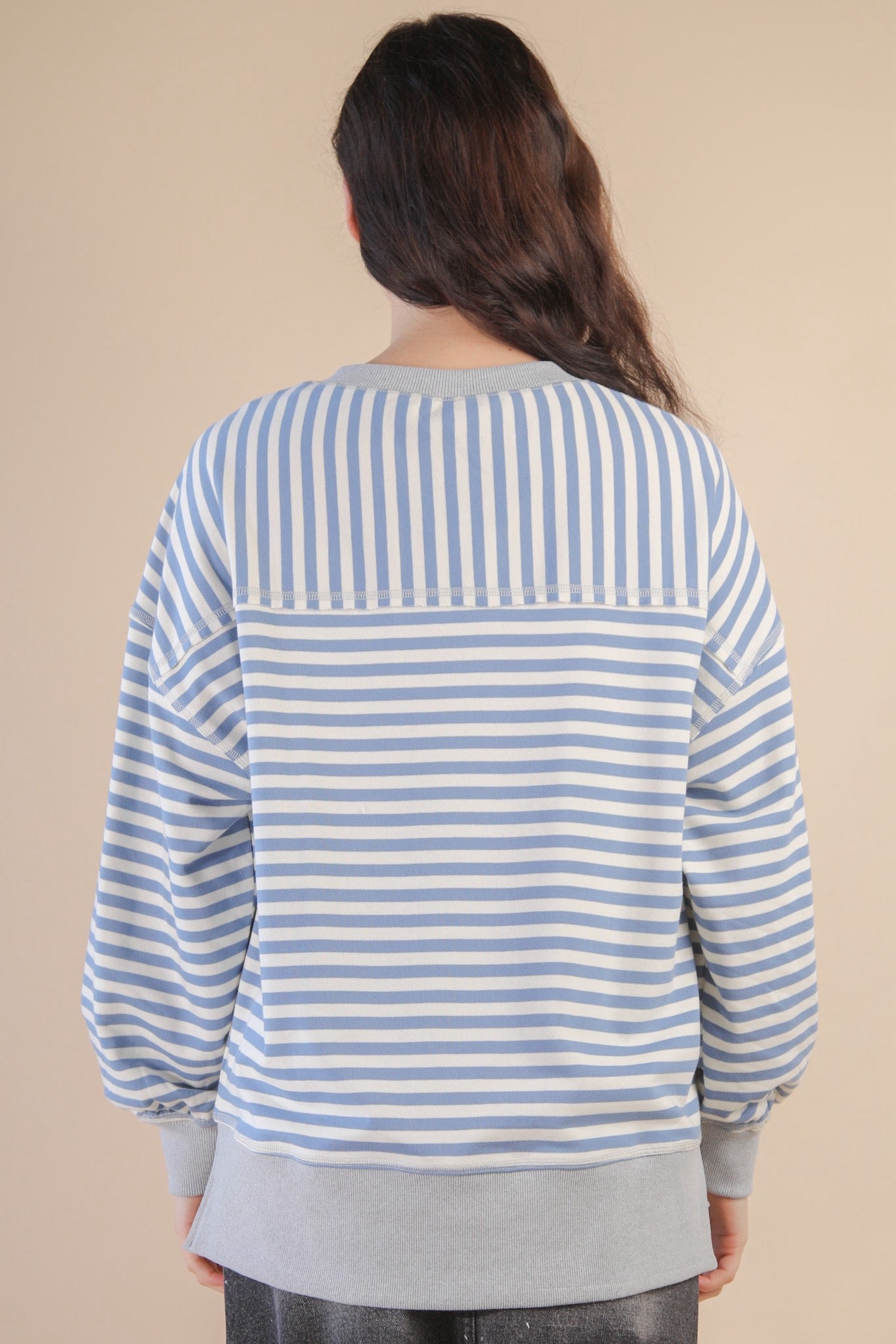 Lydia Striped Sweatshirt