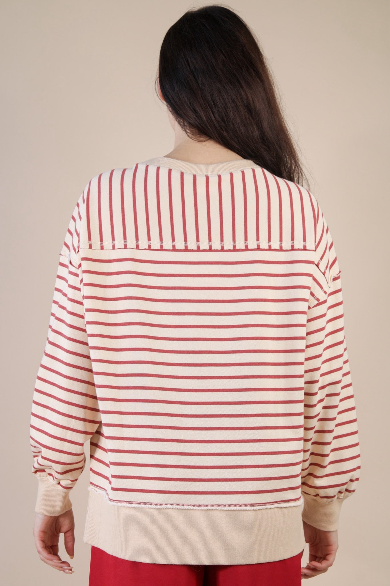 Lydia Striped Sweatshirt