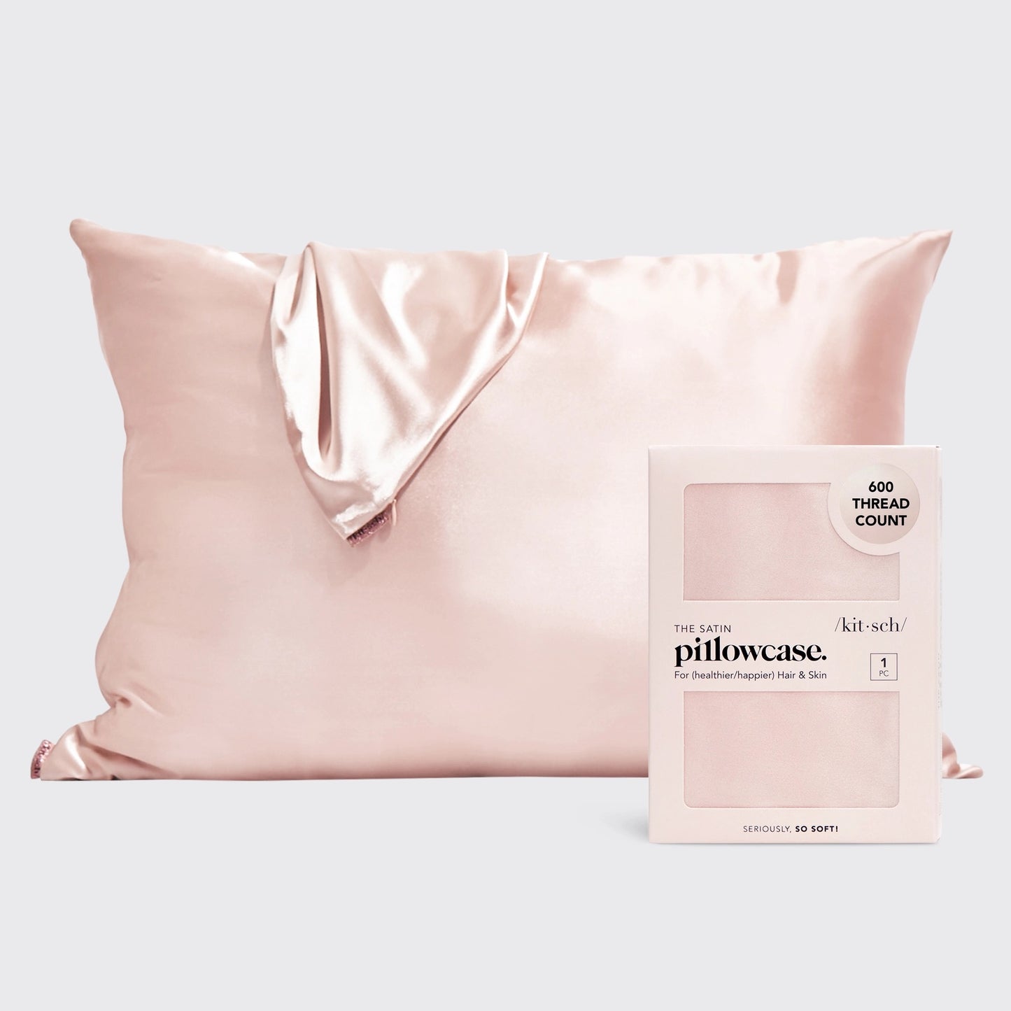 Satin Pillowcase - Blush Pink
