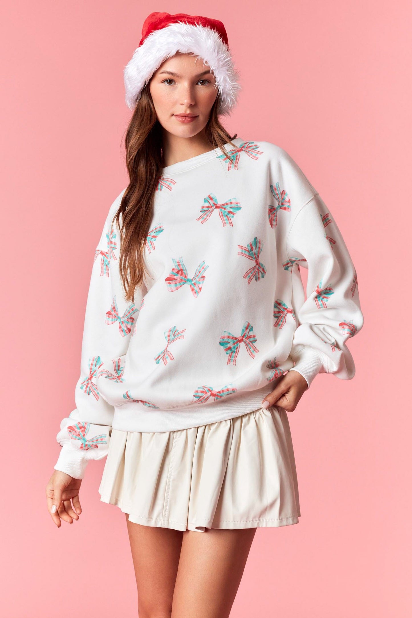 Becky Bow Sweatshirt