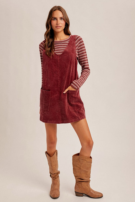 Snow Wash Cord Dress