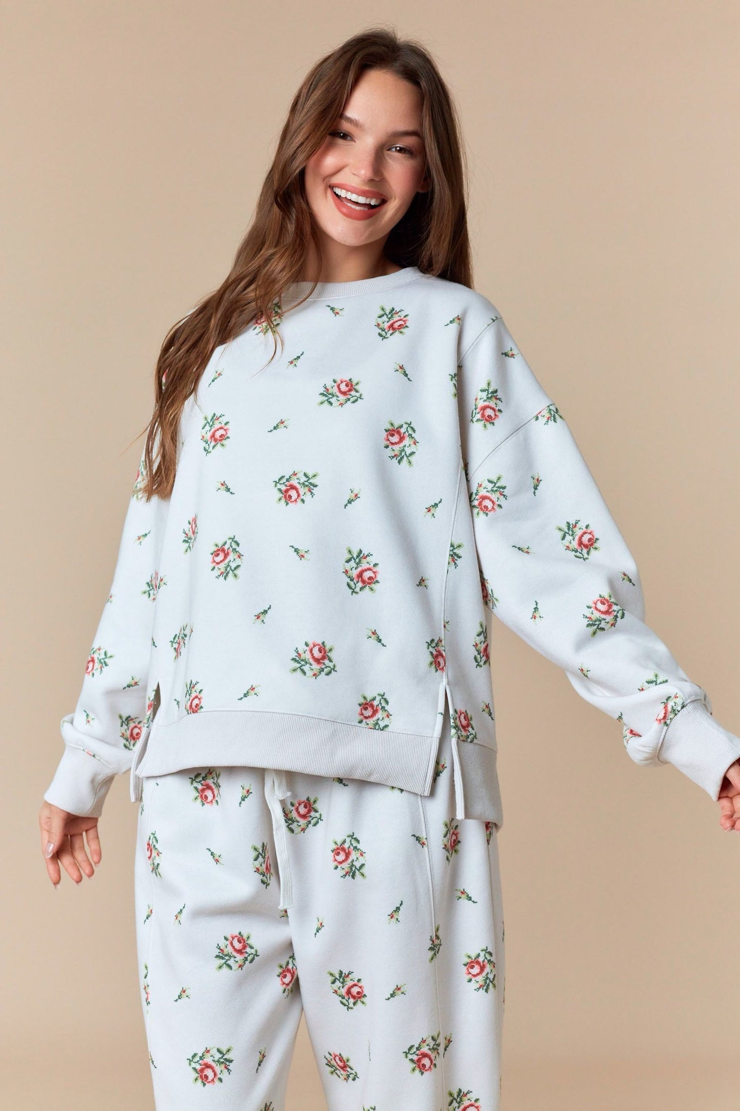 Nora Floral Sweatshirt