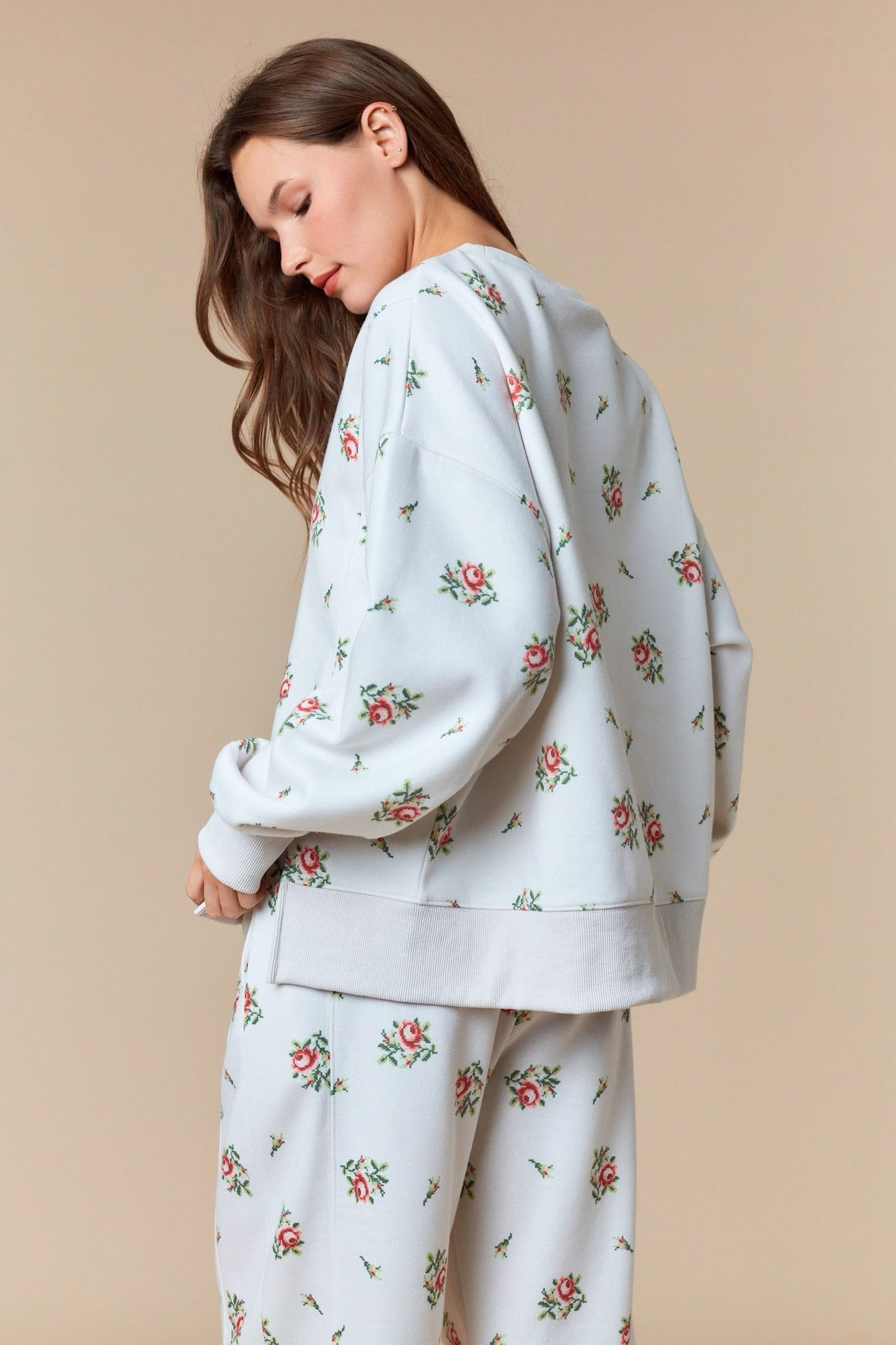 Nora Floral Sweatshirt