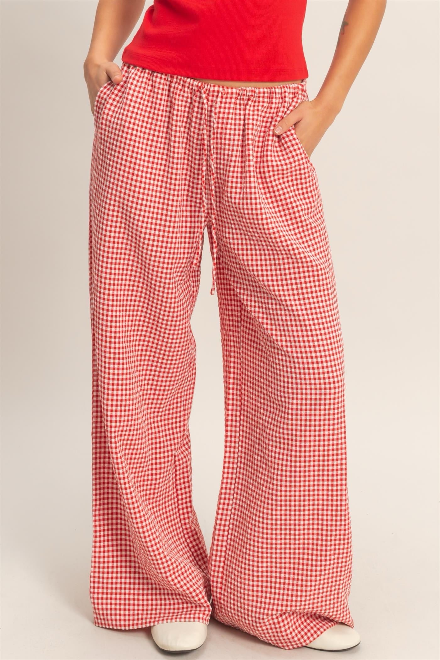 Abigail Gingham Pants