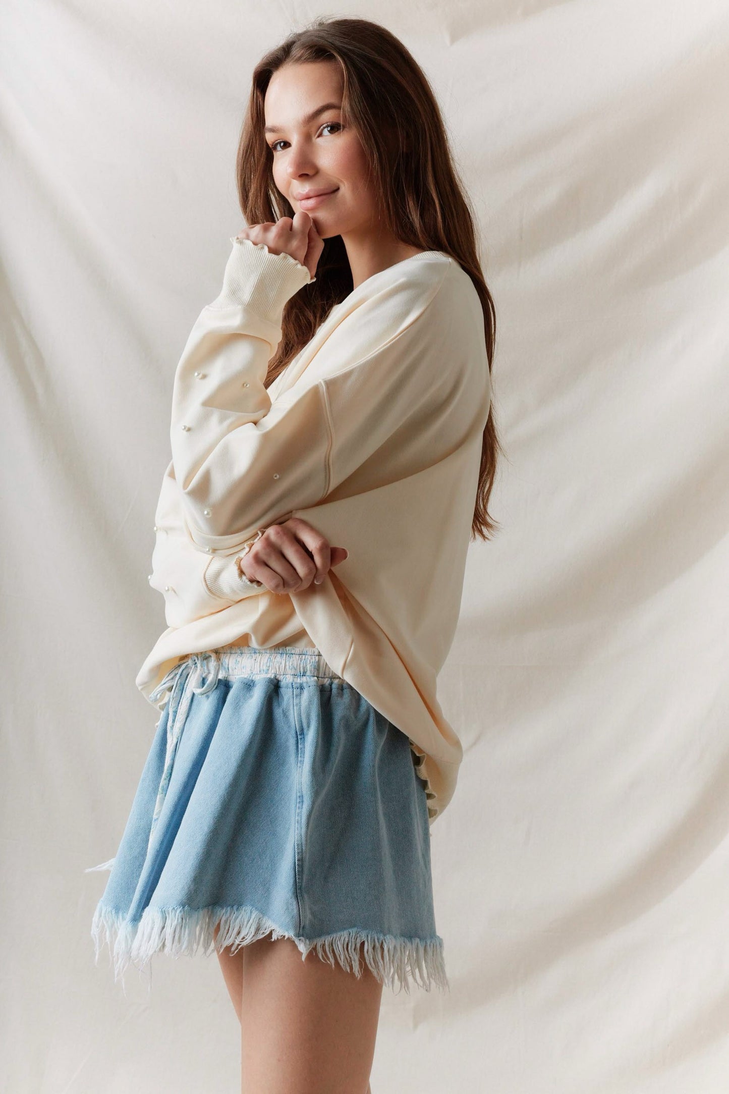Ivory & Pearl Top