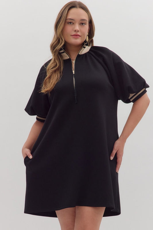 Enzlie Black Dress