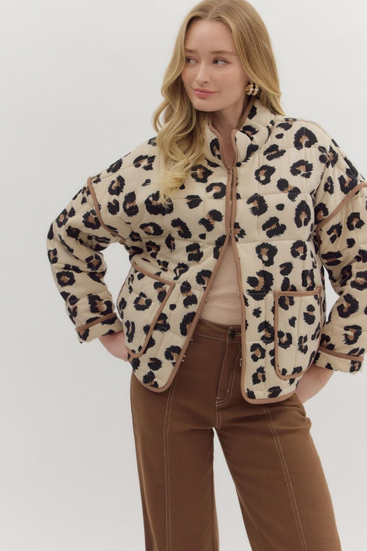 Jenna Leopard Jacket