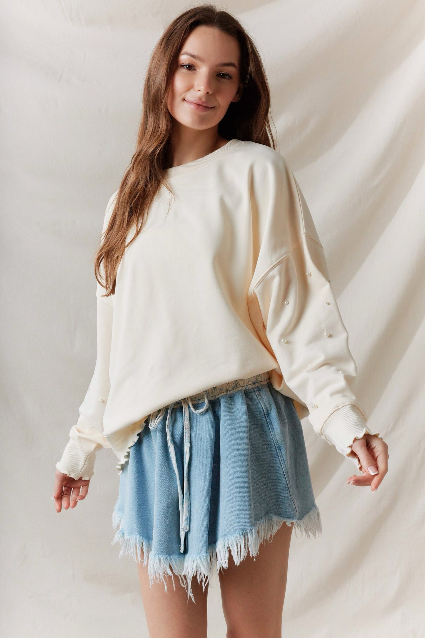 Ivory & Pearl Top