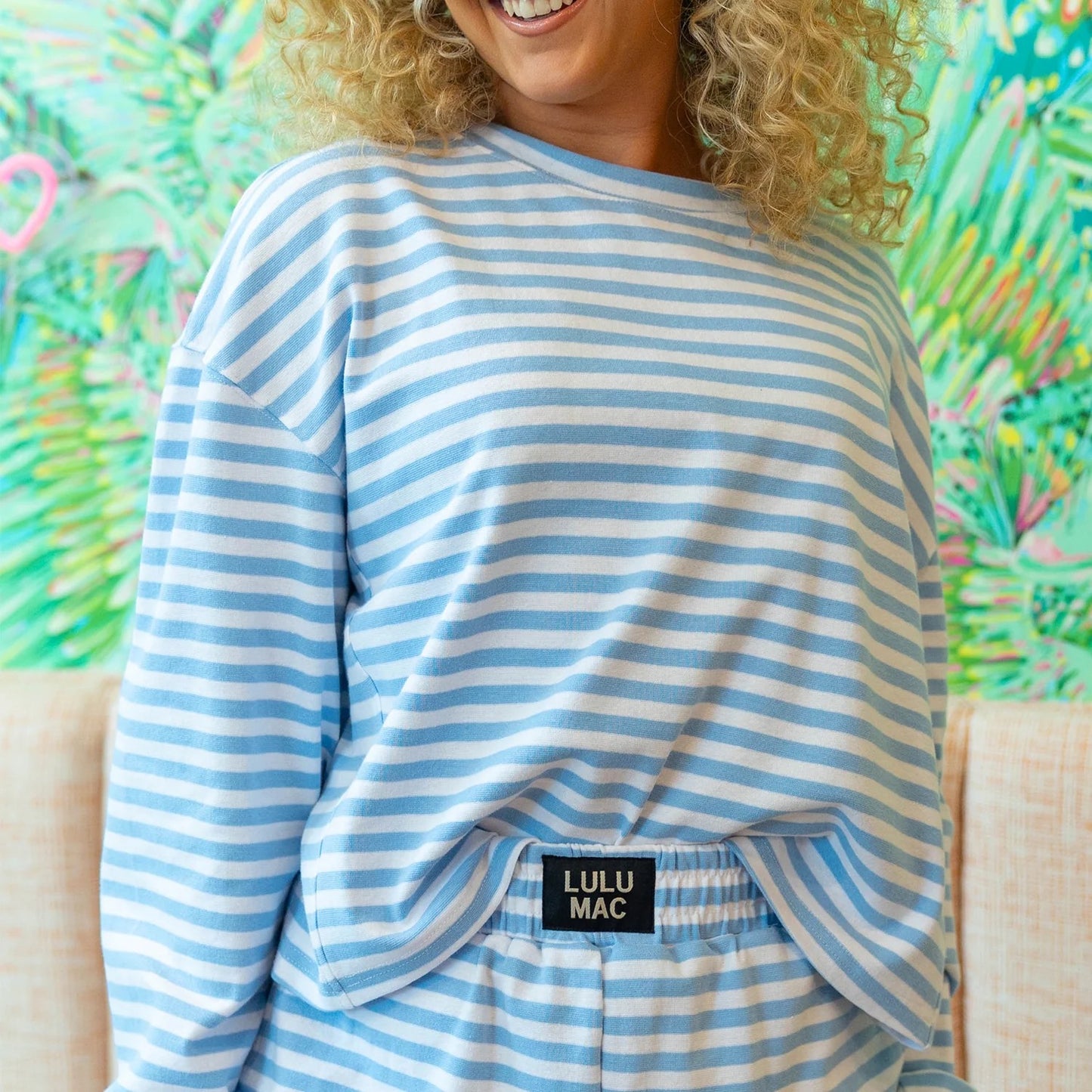 LULU MAC STRIPE LS