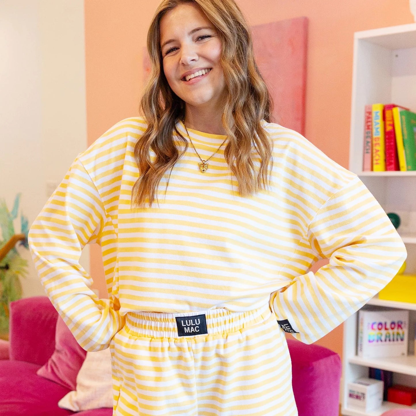 LULU MAC STRIPE LS